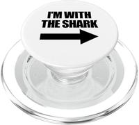 Shark Costume Boys Girls Kids Parent I'm With The Shark PopSockets PopGrip for MagSafe