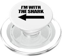 Shark Costume Boys Girls Kids Parent I'm With The Shark PopSockets PopGrip for MagSafe