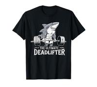 Shark Costume Deadlifter Workout Gym Shark Stuffed Animal T-Shirt