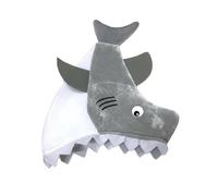ＡＷＨＡＯ Shark Costume Hat Creative 3D Shape Realistic Shark Fins Comfortable Velour Suitable for Group Photo Birthday Event School Performance Family Enjoyment