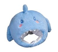 Shark Costume Hat, Halloween Costume, Animal Head Cover, Soft Breathable Headpiece, Dress Up Accessory for Festival Carnival Performances Role Play Party Stage Event, 11.81x13.78 inches