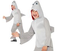Shark Costume Jaws Girls Boys World Book Day Week Sea Fancy Dress Oufit New