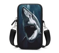 Shark Crossbody Bag Adjustable，Phone Bag Detachable Shoulder Strap，Wallet for Daily Commuting, Can Be Worn Crossbody Or over The Shoulder.