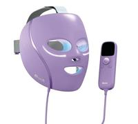 Shark CryoGlow LED Face Mask with Under-Eye Cooling, Anti-Ageing & Blemish Repair, Red & Blue LED, Infrared Light Therapy, USB-C, Remote Control, Storage Bag, Adjustable Straps, FW312UKPR