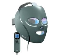 Shark CryoGlow LED Face Mask with Under-Eye Cooling, Anti-Ageing & Blemish Repair, Red & Blue LED, Infrared Light Therapy, USB-C, Remote Control, Storage Bag, Adjustable Straps, Frosted Green