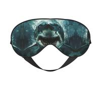 Shark Cum Eye Mask for Sleeping, Sleeping Mask Blocking Out Light Perfectly for Women and Men, Soft and Comfortable Blindfold for Travelling