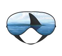 Shark Cum Printing Rest Sleep Eye Mask, Soft Eye Mask for Home & Camping, Blocks Light, Comfortable for Most Users