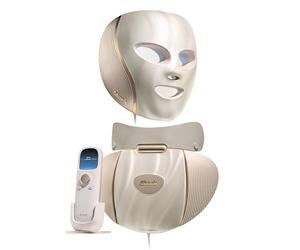 Shark Cyroglow Face Mask FW575UKGD1, White,Gold