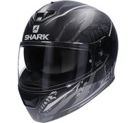 SHARK D-SKWAL 2 SHIGAN full face helmet matt black-silver XS