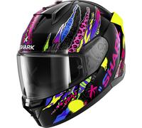 Shark D-Skwal 3 Fawn, full face helmet S Black/Violet/Yellow/Pink