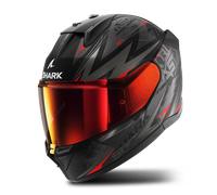 Shark D-Skwal 3 Full Face Helmet Blast R Matt Black/Anthracite/RedL Matt Black,Anthracite,Red