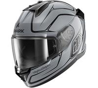 Shark D-Skwal 3 Motorcycle Motorbike Helmet - Drone Silver / Black