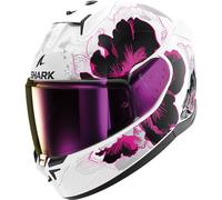 Shark D-Skwal 3 Motorcycle Motorbike Helmet - Mayfer White / Violet / Anthracite