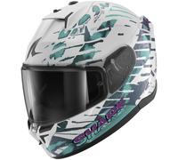 Shark D-skwal 3 Reptaia Ece Full Face Helmet White L