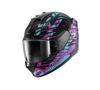 SHARK Helmet D-Skwal 3 Reptaia Full-Face Black/Purple XS Men