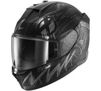 SHARK Helmet D-Skwal 3 Shiever Black-Silver Size L for Men