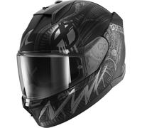 SHARK Full-Face Helmet D-Skwal 3 Shiever Black/Silver Size M Men