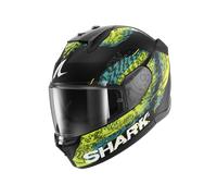 Shark D-Skwal 3 Speed-Vib, full face helmet S Matt Black/Green/Yellow