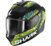 Shark D-Skwal 3 Speed-Vib, full face helmet XS Matt Black/Green/Yellow