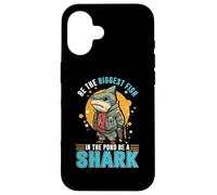 Shark Design For Ocean Animal Lover - In The Pond Be A Shark Case for iPhone 16