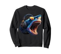 Shark Design Tiger Sharks Gray White Great Shark Sweatshirt