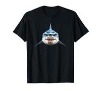 Shark Design Tiger Sharks Gray White Great Shark T-Shirt
