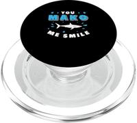 Shark Diving You Mako Me Smile PopSockets PopGrip for MagSafe