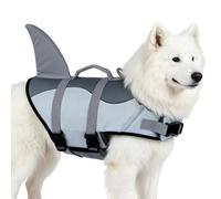Shark Dog Life Jacket - Large Life Jacket with Rescue Handle
