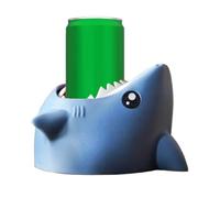 Shark Drink Coasters - Non Slip 3D Printed Design for Kitchen Desk | Fun Protective Accessories with Creative Style, Tabletop Holder, Nightstand Living Room Housewarming Birthday Party for Gift Idea