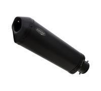 Shark DSX-10 stainless steel coated matt black rear silencer with approval
