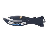 Shark Enclosed Blade Safety Box Cutter with Retractable Hook - (Black)