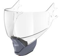 Shark Evojet Visor Chin Curtain Set, clear/grey, One size