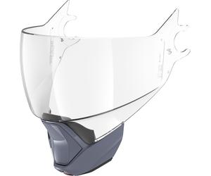 Shark Evojet Visor Chin Curtain Set, clear/grey, One size