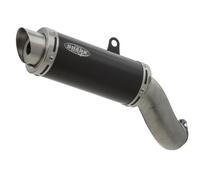 SHARK EXHAUST Factory eloxed aluminium black, black