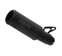 SHARK EXHAUST RCT coated stainless steel matt black, black