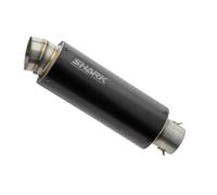 SHARK EXHAUST SRC 4 eloxed aluminium black, black