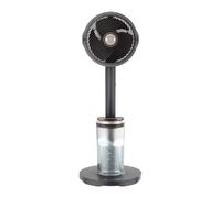 SHARK FlexBreeze Pro Mist FA300UK Portable 11.8" Hybrid Pedestal Fan & Misting System - Dark Grey, Silver/Grey