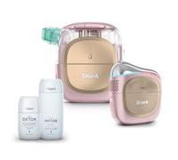 Shark FacialPro Glow + DePuffi 2-in-1 Facial & Contrast Therapy, FH320PK | Hydro-Powered Facial System + DePuffi Hot & Cold Therapy, Clinically Tested to Exfoliate, Hydrate & Depuff in 10 Minutes