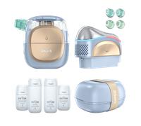 Shark FacialPro Glow & DePuffi At-Home Hydrating Facial System + Derm Detox & Hydro Infuse Replenishment Set in Spa Blue | FH320UKXS | by SharkNinja