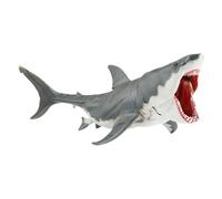 Shark Figure with Moving Mouth - Realistic Sea Animal Toy Figure | Simulation Shark Model Made of | Detailed Creature for Children, Adults & Collectors, 90 g Table Decoration