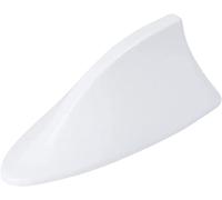Shark Fin Aerial for Opel Vauxhall Astra K Corsa E 2015 2016 2017 2018 2019, ABS Car Shark Fin Roof Antenna Low Wind Resistance Streamline Enhanced Signal Aerials Antenna,E White