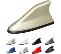 Shark Fin Antenna Cover for Eclipse Cross 2017 2018 2019 2020 2021 2022 2023 2024, Shark Fin Antenna Topper Roof Aerial Cover Trim Car Accessories, red/262(Golden)