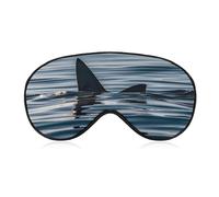 Shark Fin Water Sleeping Mask, Light Blocking Eye Mask, Comfortable and Soft, Eye Cover with Elastic Band, Suitable for Men and Women, Suitable for Travel/Sleeping