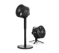 Shark FlexBreeze High-Velocity 12 in 1 Fan, Hybrid Corded & Cordless Portable Cooling Fan, Indoor & Outdoor, Adjustable Tilt, Powerful & Quiet, with Remote Control & Misting Attachment, Black, FA220UK