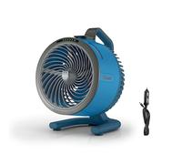 Shark FlexBreeze HydroGo Fan + Car Charger - Ultra-powerful portable fan that mists indoors & outdoors, 5 speeds, 2 bonus modes, & evaporative misting, Blueberry, FA052QBL