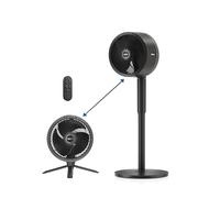 Shark FlexBreeze Indoor & Outdoor Fan, Wired & Wireless, 2-in-1 Oscillating Stand and Table, Up to 24 Hour Battery, Mist Accessories Available Separately, Grey