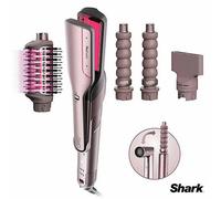 Shark Flexfusion Straight 4-In-1 Air Styler, Dryer & Ceramic Straightener Wet Or Dry Styling, Scalp Shield Mode, 1500W, Hd641Suk