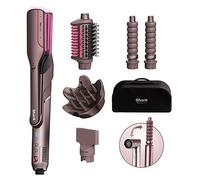 SHARK HD652SUK FlexFusion Straight 5-in-1 Air Styler & Hair Dryer with Storage Case - Cosmic Blush, Black,Pink