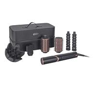 Shark FlexStyle 5-in-1 Air Styler & Hair Dryer, Car Wrap Curls, Flat Brush, Oval Brush, Concentrator, Diffuser, Storage Box, Without Thermal Damage, Black/Pink HD440EU