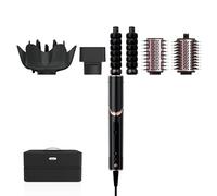 Shark FlexStyle 5-in-1 Air Styler & Hair Dryer with Auto-Wrap Curlers, Paddle Brush, Oval Brush, Concentrator, Diffuser and Storage Case, No Heat Damage, Black/Rose Gold HD446UK